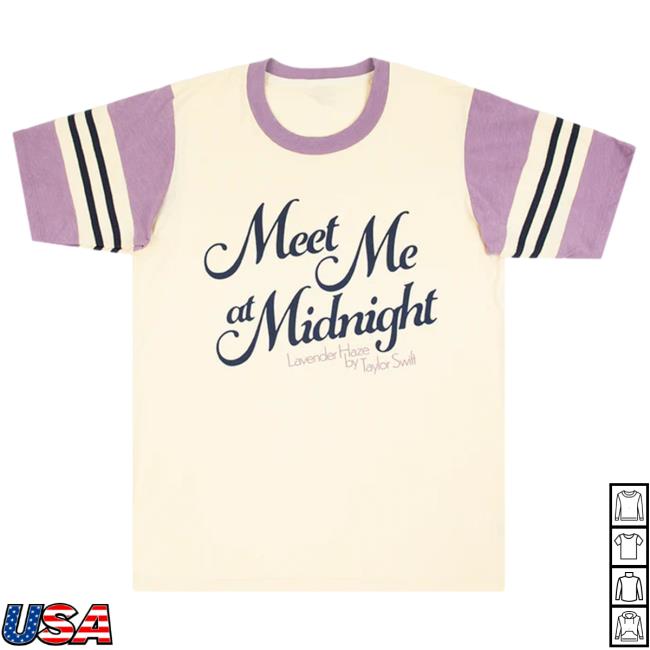 Official Taylor Swift Merch Store Shop Meet Me At Midnight Colorblocked Popover  Shirt Taylorswift Apparel Clothing