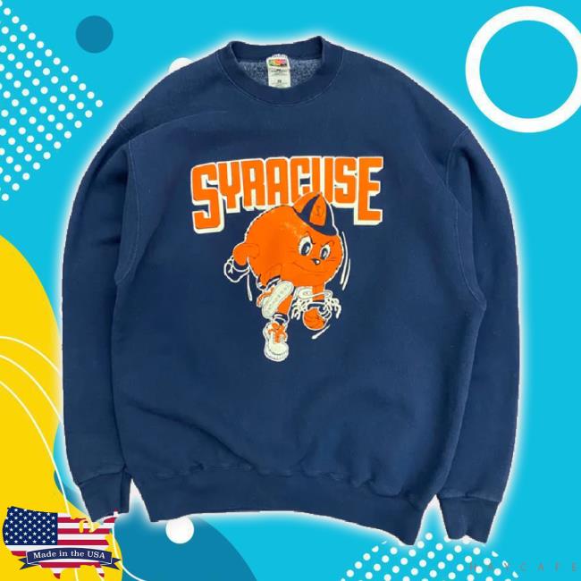 Official Uticavc Shop Utica Vintage Club Vintage 90S Syracuse University Orangemen Basketball Puff Print Hoodie Sweatshirt Utica Vintage Club Merch Store