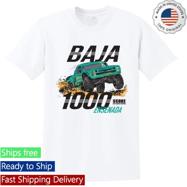 Official International Gear Merch Baja 1000 Trophy Truck Tee - Ensenada Shirt