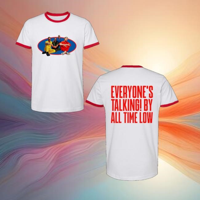 All Time Low Store Everyone's Talking Ringer T-Shirt