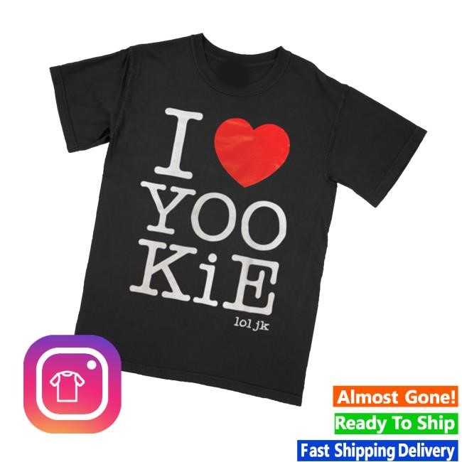 Yookie Merch Store Shop I Love Yoo Kie Hoodie Sweatshirt
