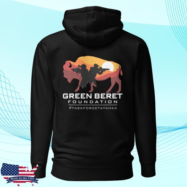 Green Beret Foundation Merch Task Force Tatanka Hooded Sweatshirt