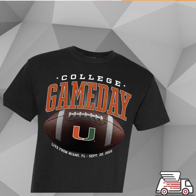 Espn Merch Shop Store Miami College Gameday Shirt