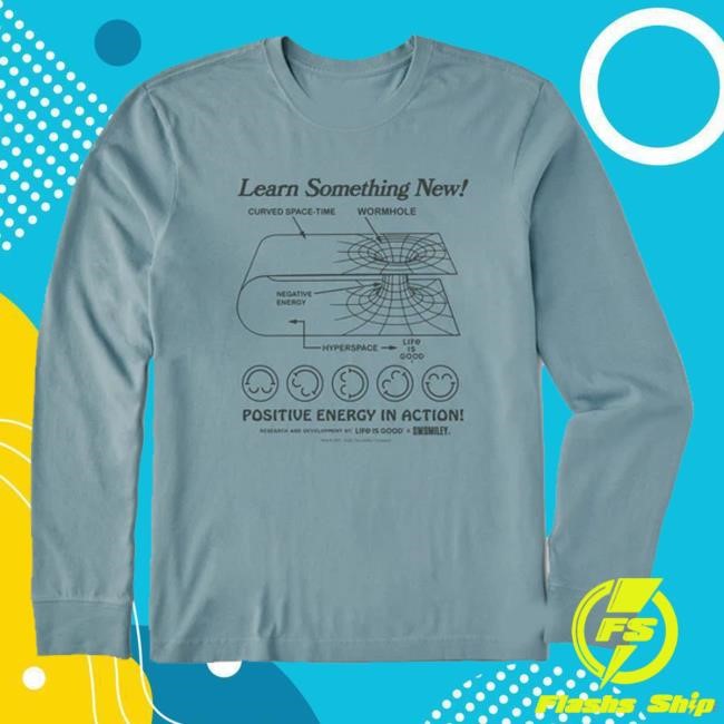 Smiley World Merch Shop Store S.W.Smiley Learn Something New Tee Shirt