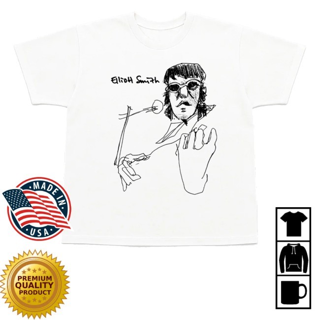 Limited Blue Fools Elliott Smith Tee