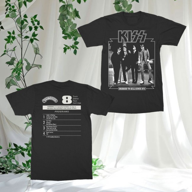 Trending Kiss Store Merch Dressed To Kill Since 1975 Shirt
