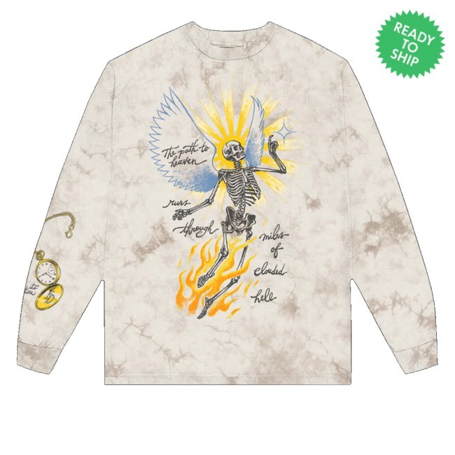 Imagine Dragons Merch Store It's Time Brown Zip Up Hooded Sweatshirt