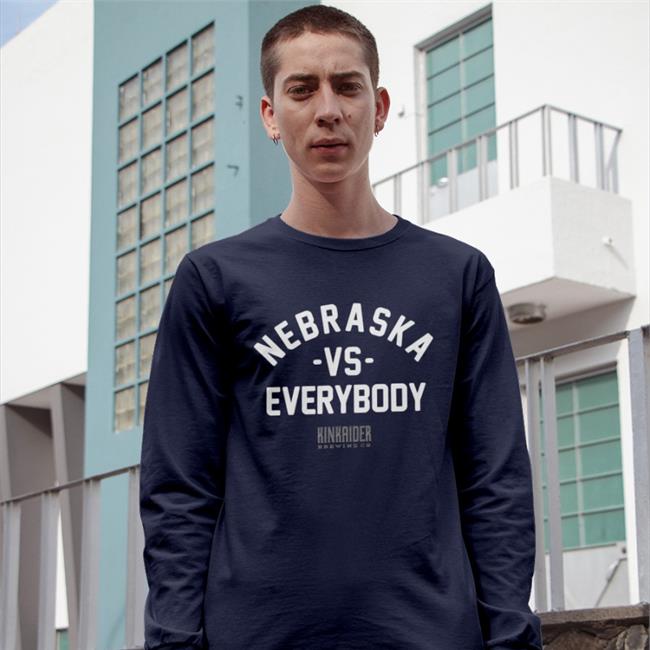 Nebraska Vs Everybody T Shirts Kinkaider Brewing