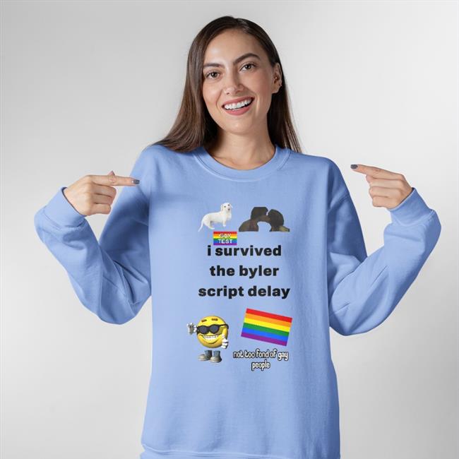 Gay Test I Survived The Byler Script Delay Shirts