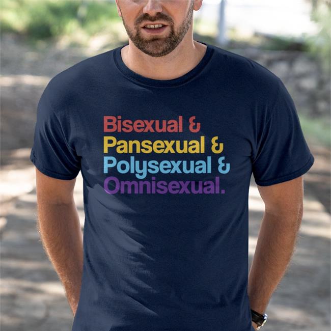 Bisexual Pansexual Polysexual Omnisexual Tee Shirt