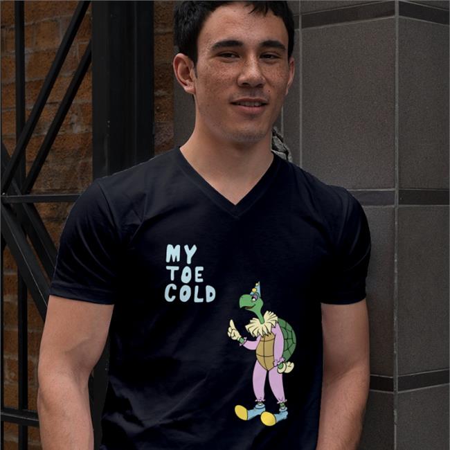 My Toe Cold Party Hat Turtle Tee