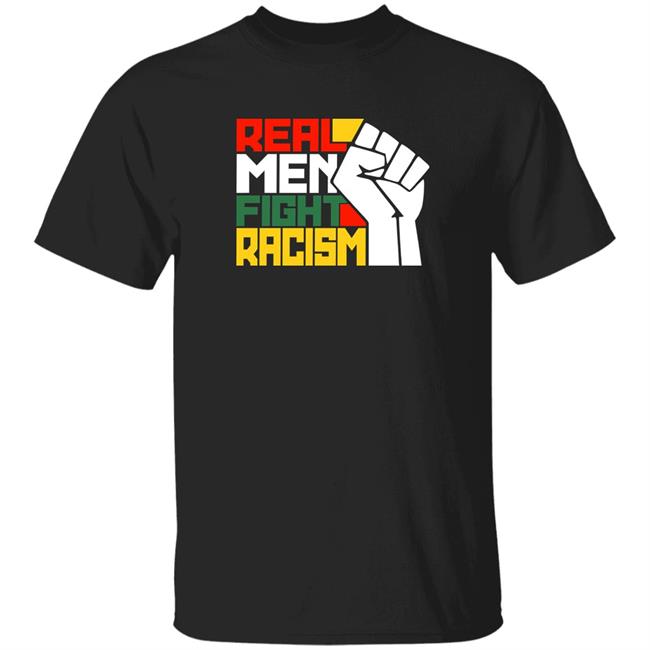 Silas Young Real Men Fight Racism Shirt Prowrestlingtees