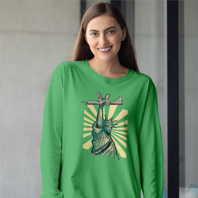 Ap4liberty's Shop Statue Of Liberty With Ar-15 Shirts Ap4liberty's Shop Statue Of Liberty With Ar-15 Hoodie
