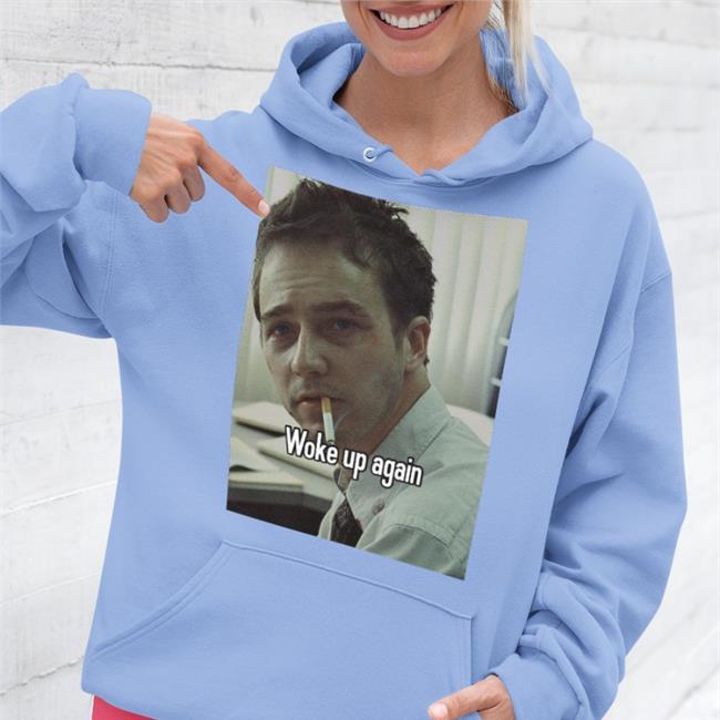 Quotes That Go Hard Woke Up Again Hoodie Quotesg0hard