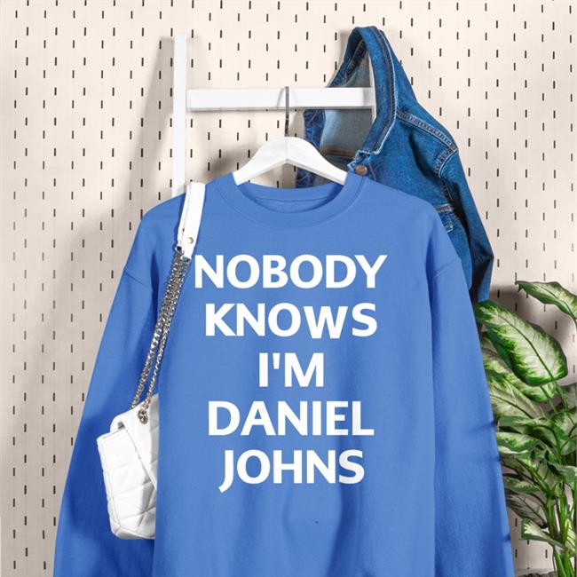 Megan Holiday Nobody Knows I'm Daniel Johns Sweatshirt