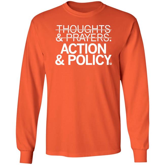 Wearorange Raygun Merch Action And Policy Shirt