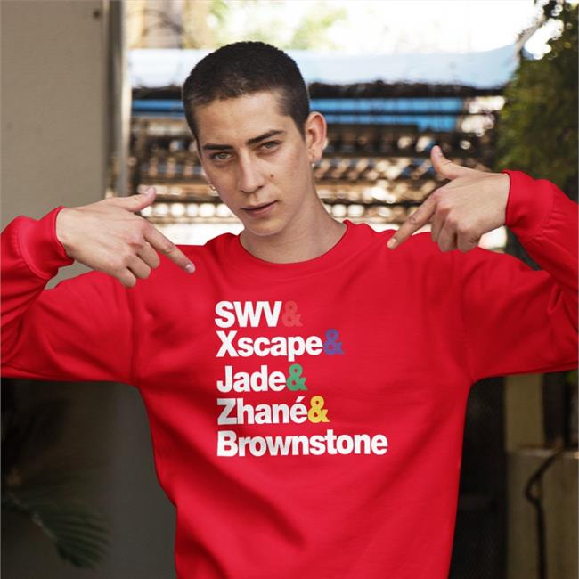 Naima Cochrane 90S Girls Swv Xscape Jade Zhane Brownstone Hoodie