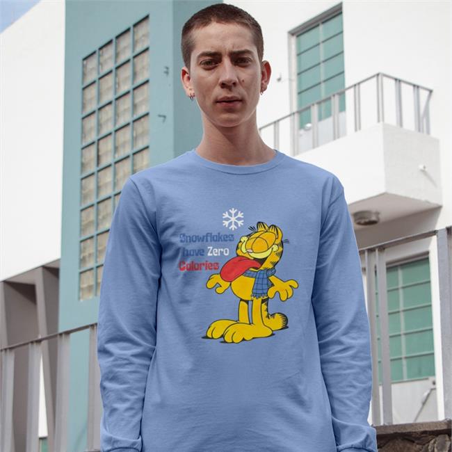 Beepboop1278 Garfield Snowflakes Have Zero Calories T Shirt Edanonymemes
