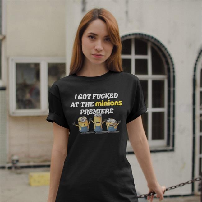 Wahlid I Got Fucked At The Minions Premiere T Shirt Mohammad