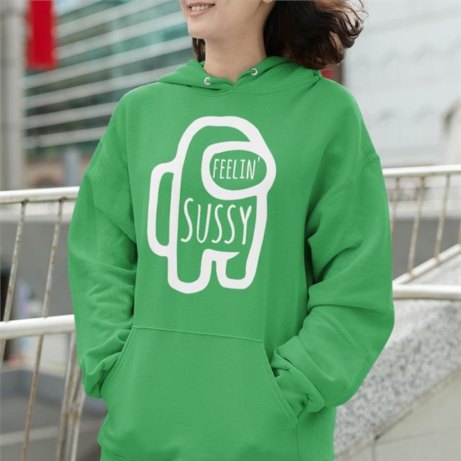 Ludwig Ahgren Wearing Feelin Sussy Tee Shirt
