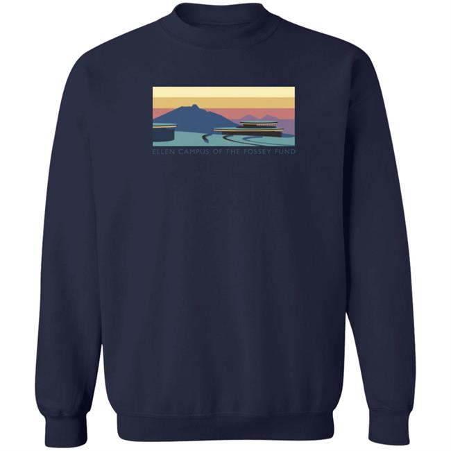 Ellen Degeneres Ellen Fund Sunset Shirt Ellen Campus Of The Fossey Fund Shirt Ellen Campus Merch