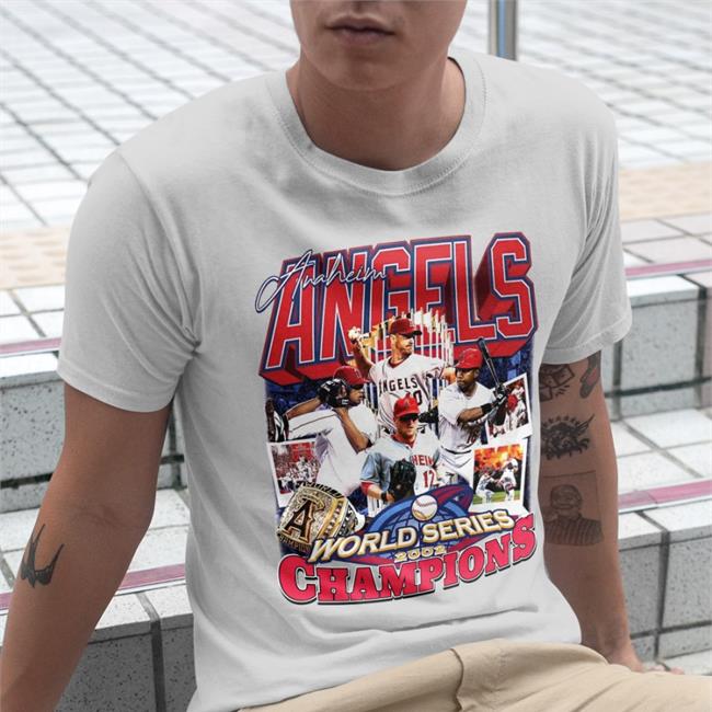 Anaheim Angle World Series 2002 Champions Tee