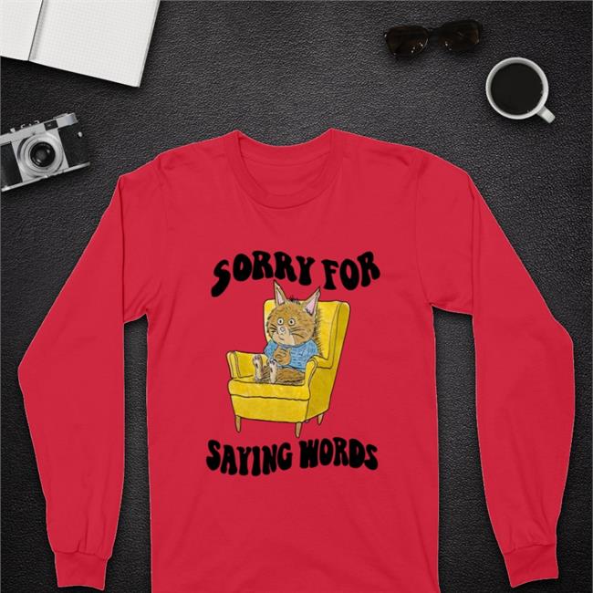 Jmcgg Sorry For Saying Words Tee Shirts Justinsartstore