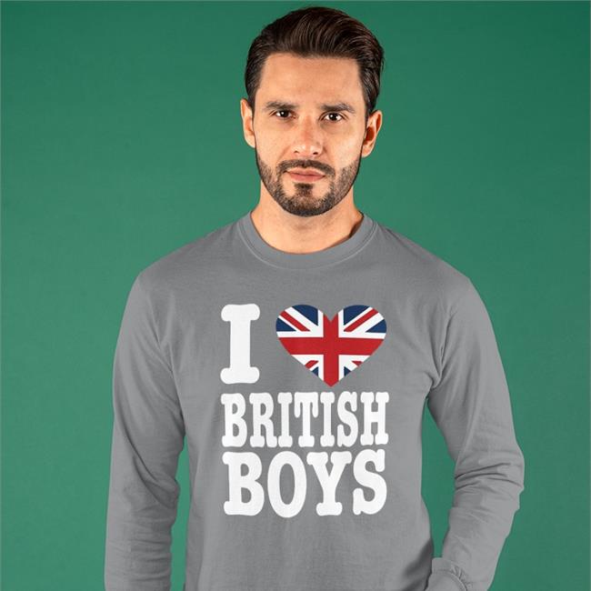 Tarayummy I Love British Boys Sweatshirt