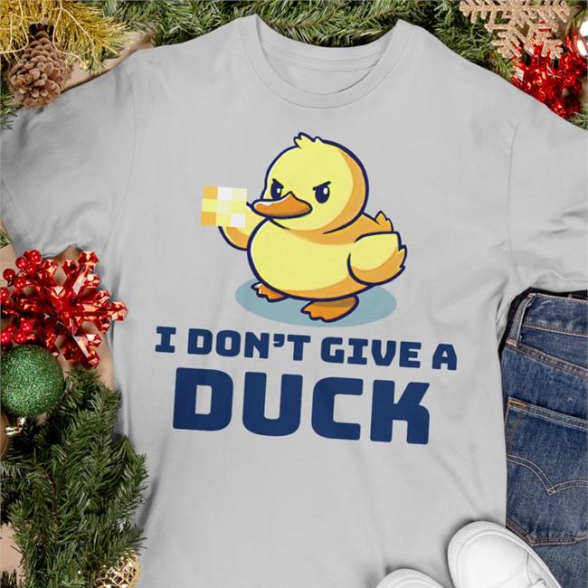 Therealfatcrow I Don't Give A Duck Shirt Teeturtle Merch