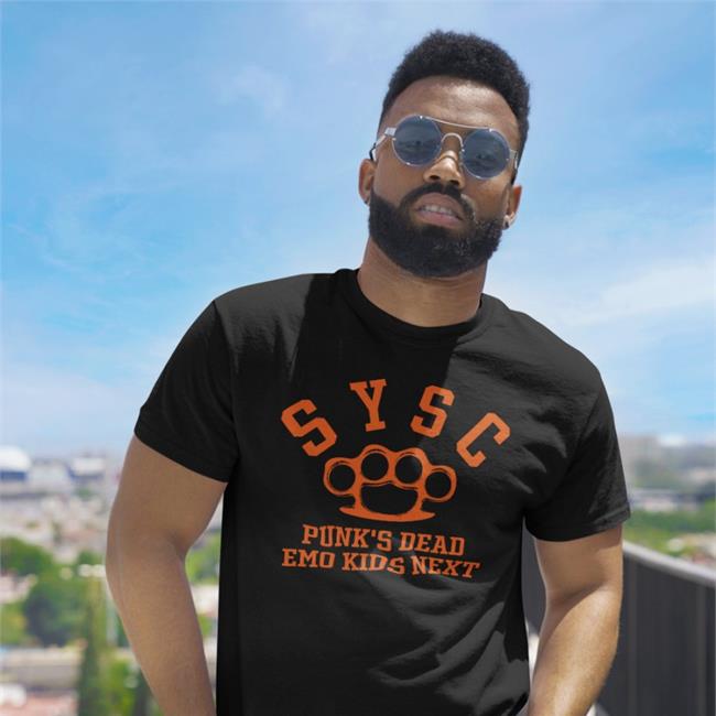 Sysc Punk's Dead Emo Kids Next Hoodie Sweatshirt