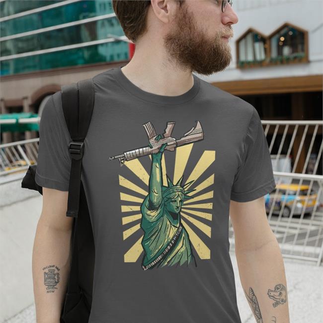 Ap4liberty's Shop Statue Of Liberty With Ar-15 T Shirts