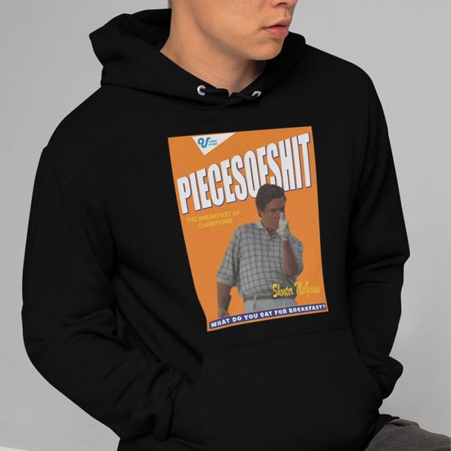 Usuckatgolf Merch Piecesoeshit What Do You Eat For Breasfast Shirt