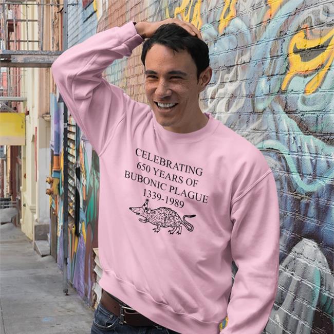 Weird Thrift Store Shirts Celebrating 650 Years Of Bubonic Plague 1339-1989 T Shirt
