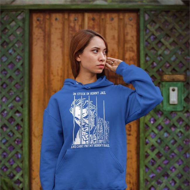 Shirts That Go Hard I'm Stuck In Horny Jail Shirt