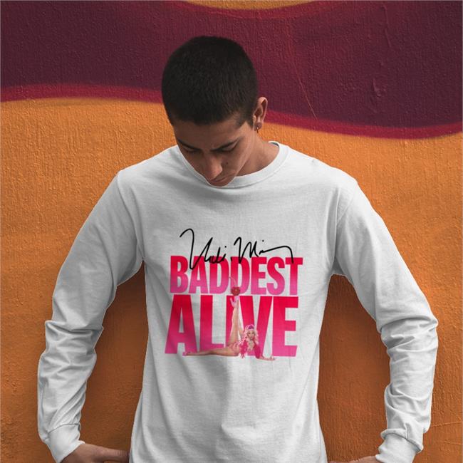 Nicki Minaj Baddest Alive Shirt Nicki Minaj Official Store Baddest Alive Hoodie