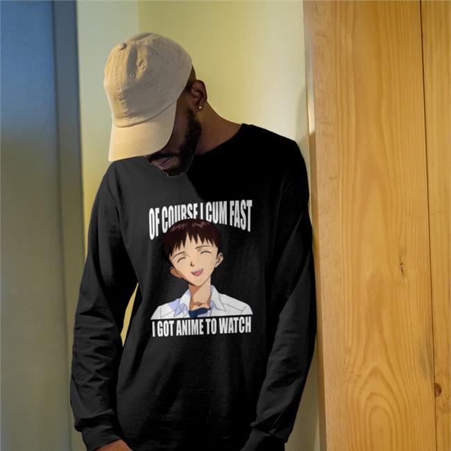 Shinji Ikari Of Course I Cum Fas Shirt