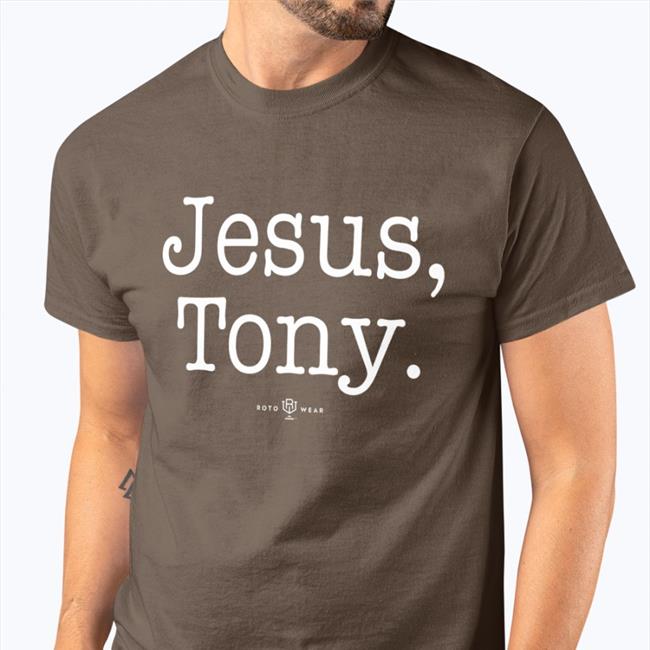 Rotowear Merch Tony Grossi Jesus Tony Shirt