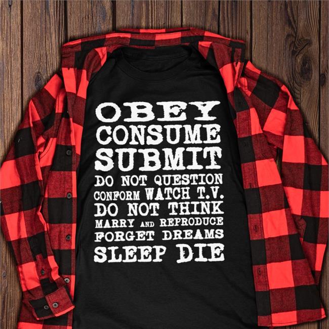 Obey Consume Submit Hoodie