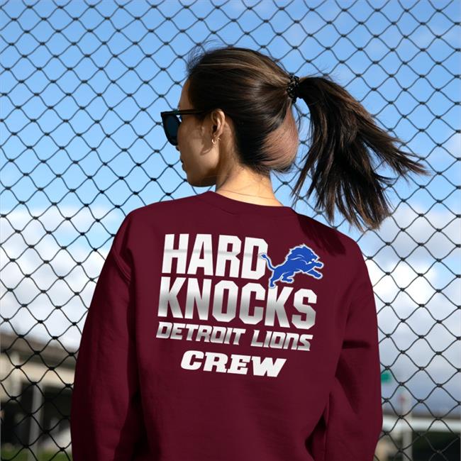 Nfl Films Hard Knock Detroit Lions Crew Shirt T Shirts