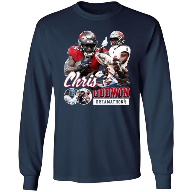 Mike Evans Wearing Chris Godwin Dreamathon Shirt Dreamathon Merch Mike Evans Wearing Chris Godwin Dreamathon Shirt Dreamathon Merch