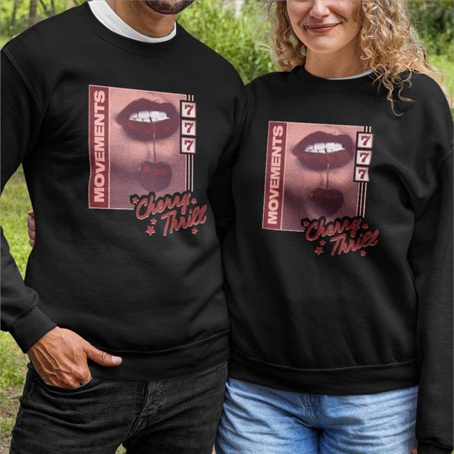Movements Merch Cherry Thrill Tee Shirt Black