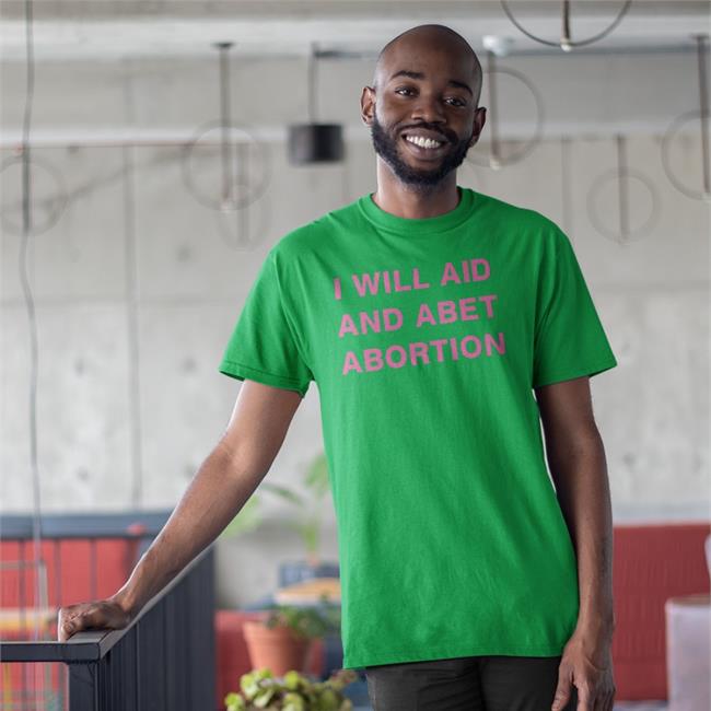 W. Kamau Bell Wearing I Will Aid And Abet Abortion Shirts
