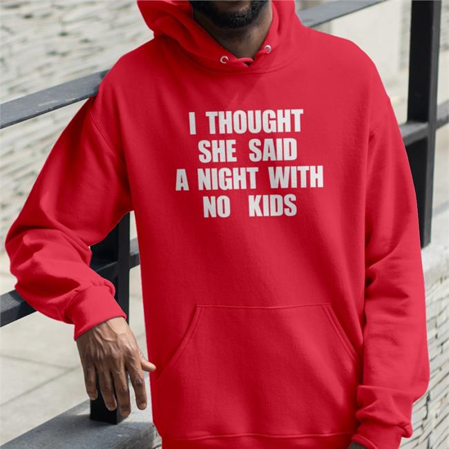 New Kids On The Block I Thought She Said A Night With No Kids Tee Shirt Nkotb