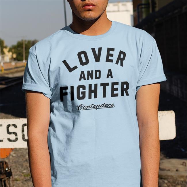 Justin Preece Lover And A Fighter Shirts Grey