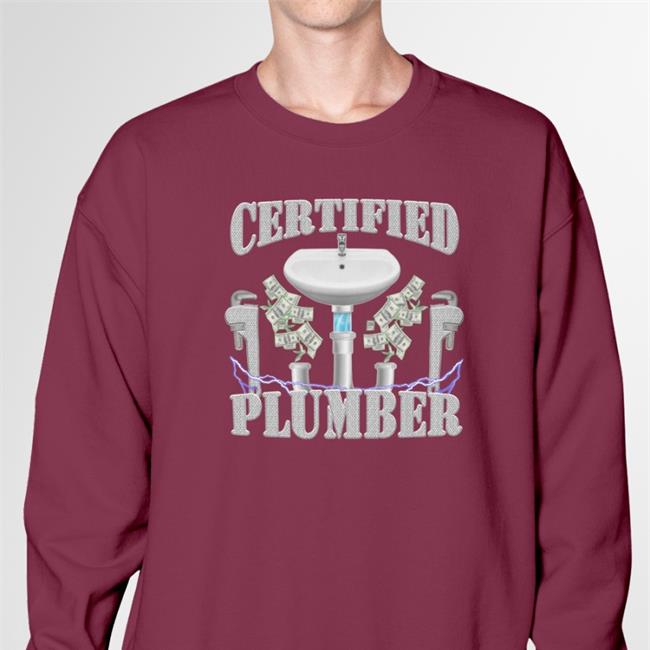 Hardshirts777 Certified Plumber Shirt Hardshirts Merch