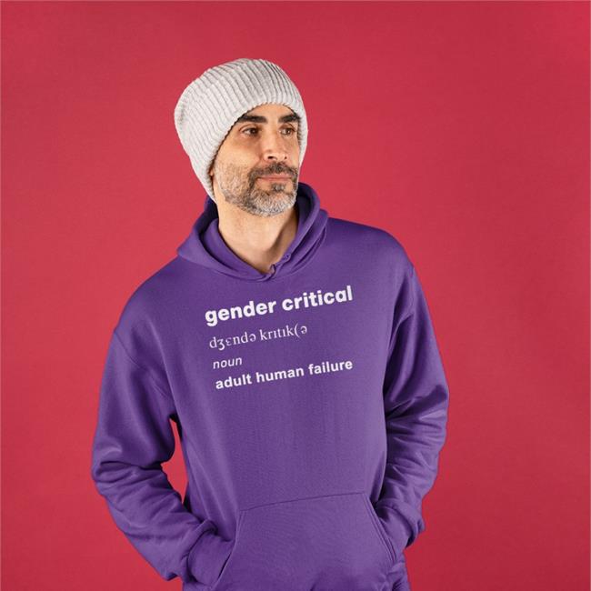 Lgbwiththet Gender Critical Noun Adult Human Failure Shirt Black