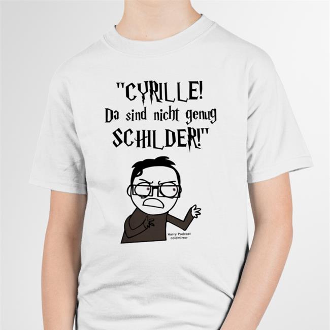 Coldmirror Cyrille Da Sind Nicht Genug Schilder Harry Podcast Coldmirror Tee Shirt