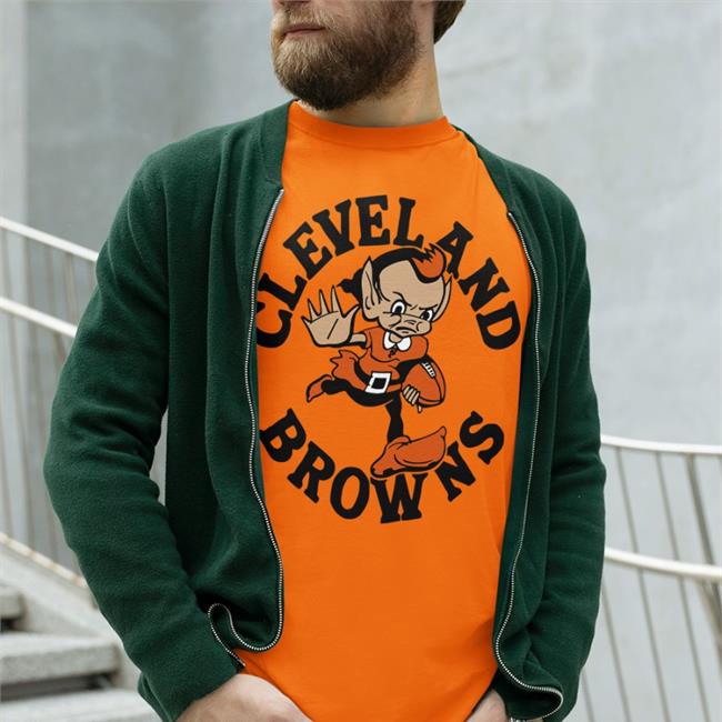 Moreforyoucleveland Cleveland Browns Brownie Stiff Arm Shirt