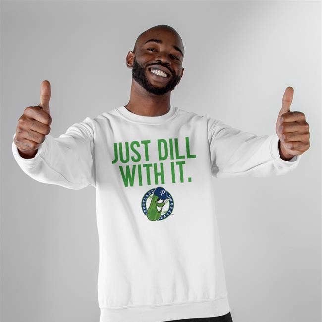 Pickles Baseball Just Dill With It Sweatshirt