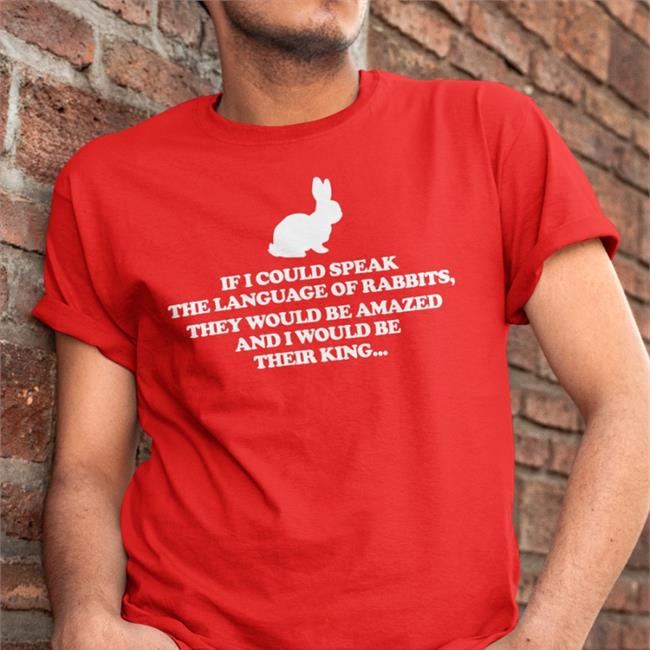 Origami Buny Purple I Could Speak The Language Of Rabbits They Would Be Amazed Shirt